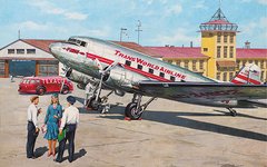 Пассажирский самолет Douglas DC-3, 1:144, Roden, 309