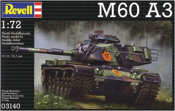 Танк M60 A3, 1:72, Revell, 03140