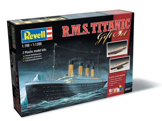 Лайнер Титанік. Подарунковий набір (2 моделі в комплекті, 1:700 та 1:1200), Revell, 05727