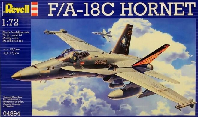 Истребитель F/A-18C Hornet, 1:72, Revell, 04894