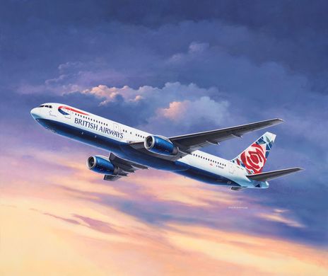 Пасажирський літак Boeing 767-300ER British Airways, 1:144, Revell, 03862