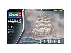 Парусное судно Gorch Fock 1:350, Revell, 05432 (Сборная модель)