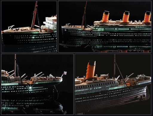 Лайнер Титанік (LED Set), 1:700, Academy, 14220 (Збірна модель)