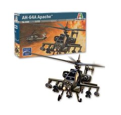 Гелікоптер AH-64A Apache, 1:72, Italeri, 159 (Збірна модель)