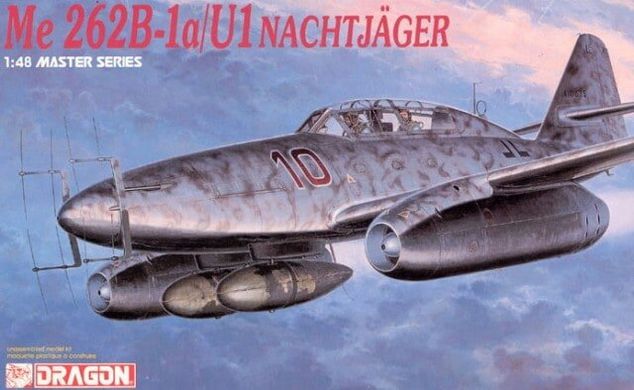 Messerschmitt Me262B1a/U1, Германский ночной истребитель, 1:48, Dragon, 5519