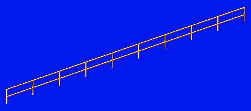 Набір леєрних загороджень двохниткових (фототравлення), 1: 700, Metallic Details, MD70001