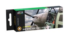 Набор акриловых красок "RAF WW2 AIRCRAFT INTERIORS", Arcus, A3006
