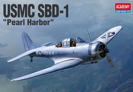 Бомбардировщик USMC SBD-1 "Pearl Harbor", 1:48, Academy, 12331 (Сборная модель)