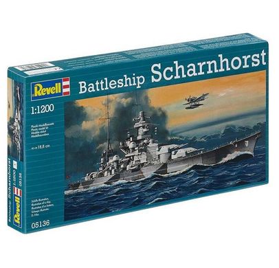 Лінкор Scharnhorst 1: 1200, Revell, 05136