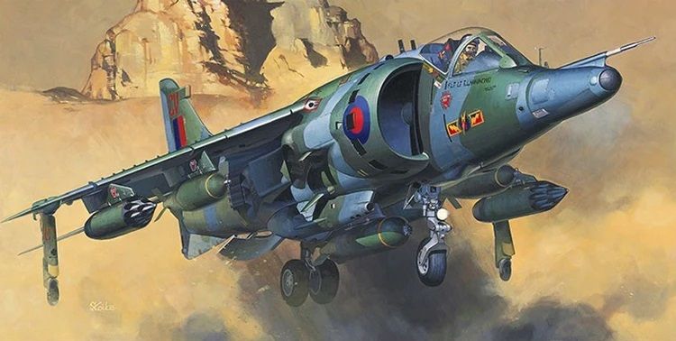 Истребитель Harrier GR Mk.3, 1:72, Hasegawa, 00236 (Сборная модель)