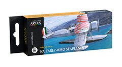 Набор эмалевых красок "RA Early-WW2 Seaplanes", Arcus, 4016