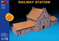 Залізничний вокзал / Railway station, 1:72, MiniArt, 72015 (Збірна модель)