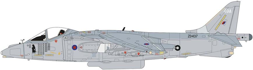 Истребитель BAe Harrier GR7A/GR9, 1:72, Airfix, A04050A (Сборная модель)