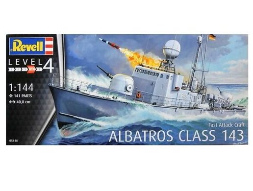 Быстроходный ракетный катер Albatross class 143, 1:144, Revell, 05148