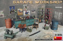 Гаражная мастерская / Garage workshop, 1:35, MiniArt, 35596