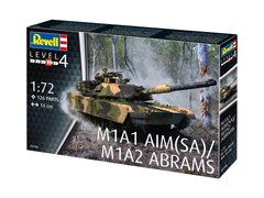 Танк Abrams M1A1 AIM(SA) / M1A2 , 1:72, Revell, 03346 (Збірна модель)