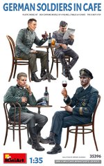 Німецькі військовослужбовці у кафе, збірні фігури 1:35, MiniArt, 35396