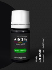 Краска Arcus A098 Черный, матовый (Jet Black), акриловая