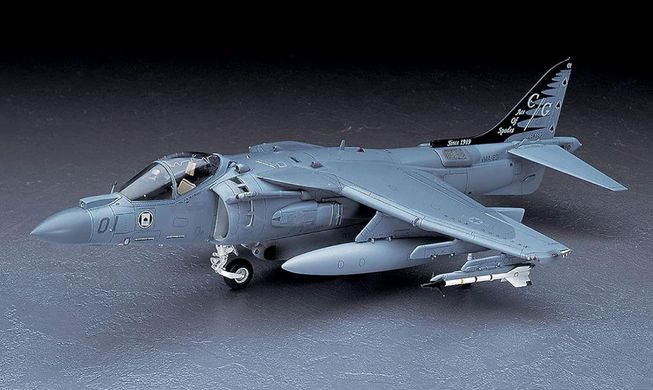 Винищувач AV-8B Harrier II Plus, 1:48, Hasegawa, 07228 (Збірна модель)
