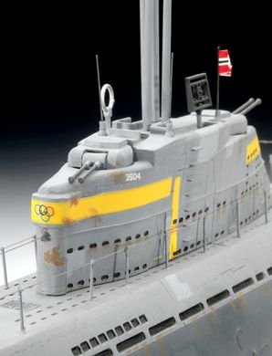 Підводний човен German Submarine Type XXI, 1:144, Revell, 05177 (Збірна модель)