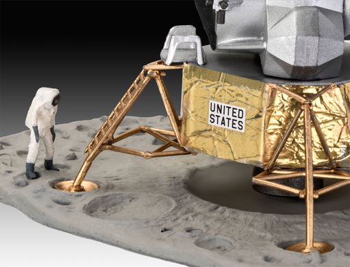 Командний модуль "Колумбія" і місячний модуль "Орел" місії Аполлон 11, Revell, 1:96, 03700 (Подарунковий набір)