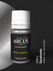 Фарба Arcus E082 Duralumin - Металік дуралюмин, 10 мл, емалева