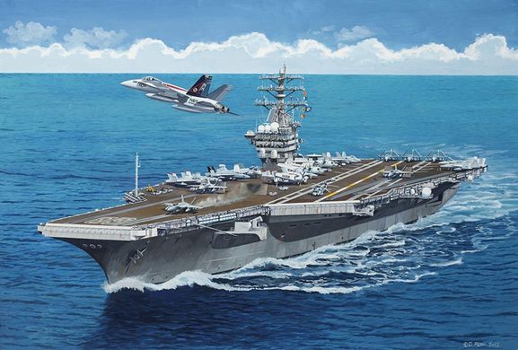Авианосец U.S.S. Nimitz (CVN-68), 1:1200, Revell, 05814