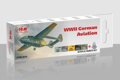 Набор акриловых красок Немецкой авиации Второй мировой войны, ICM, 3014