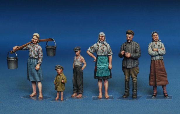 Советские сельские жители, сборные фигуры, 1:35, MiniArt, 38011