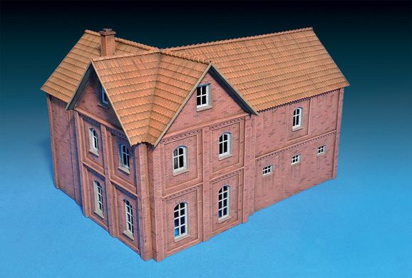 Административное здание с мастерской, 1:72, MiniArt, 72021 (Сборная модель)